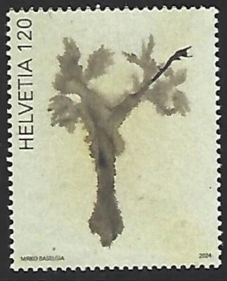 Switzerland 2024 Swiss Commitment to Art Textured Unique Unusual Stamp MNH - Image 1 of 2