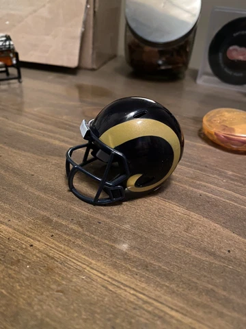 LOS ANGELES RAMS SPEED CLAMSHELL POCKET PRO FOOTBALL HELMET RIDDELL Cover