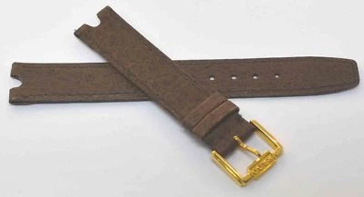 RADO LADIES BROWN LEATHER WATCH BAND 14MM 8430M - Image 1 of 2