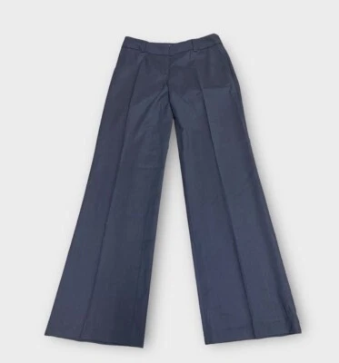 Trina Turk Women Pants Size 6 Wool Blend Pleated Front Grey Office Corpcore - Image 1 of 4