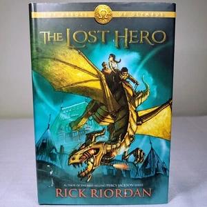 The Lost Hero by Rick Riordan (Hardcover, 2010) Heroes Of Olympus True First/1st - Picture 1 of 7