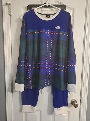 Juego de capa base a cuadros gofre estampado The North Face para mujer talla 3XL NF0A833VINW Foto 1 de 4