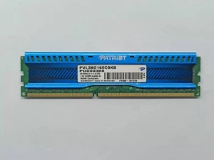 Patriot Viper 3 Low Profile Blue 4GB DDR3 1600 (PC3 12800) Model PVL38G160C9KB - Imagen 1 de 3