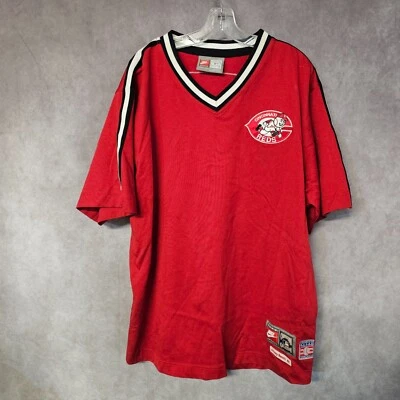 Vintage Nike Cooperstown Cincinnati Reds  Johnny Bench 5 Hall of Fame Jersey 2XL - Image 1 of 4