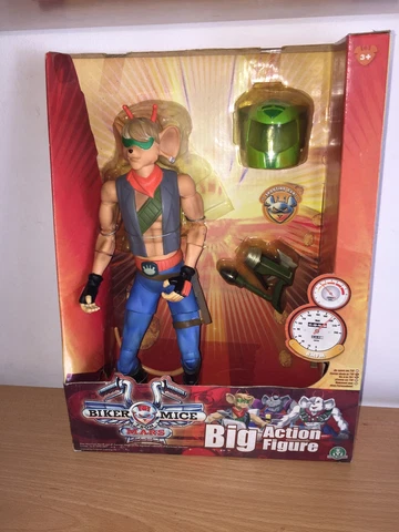 Giochi Preziosi Biker Mice from Mars THROTTLE 12" BIG Action Figure MIB, 2007 Cover