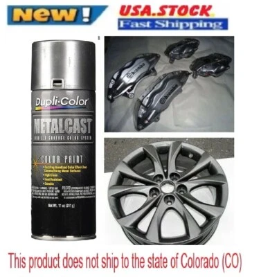 Black Smoke Anodized Coating High Temp Caliper Paint & Engine Enamel Gloss Spray - Изображение 1 из 3