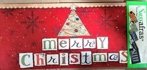 Evergreen - Feliz Navidad - Sasafrás Interruptor Mat 10" X 22" - Imagen 1 de 6