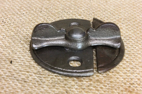 Old Jelly Cupboard Cabinet Door Turn Button Latch Back Plate Vintage 1850’s Cover