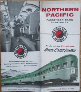 Northern Pacific 1959 Ferrocarril Horario, Horarios Horarios - Imagen 1 de 6