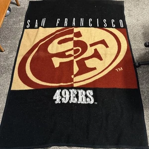 San Francisco 49ers Blanket Stadium Throw Lap  TOASTY WARM Biederlack 53 x 75  - Picture 1 of 3