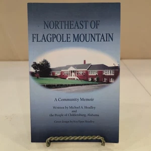 Northeast of Flagpole Mountain Childersburg Alabama Community Memoir Signed PB - Picture 1 of 4
