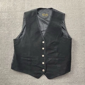 Scully Waistcoat Boys Large Black Sleeveless Western Casual Youth Kids - Picture 1 of 13