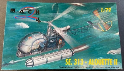 Mach 2 SE. 313 Alouette II MC0025 1/72 NIB Model Kit ‘Sullys Hobbies’ - Image 1 of 4