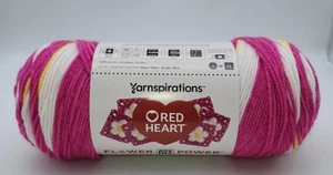 Fil Red Heart tout en un Flower Power « Peony Pop » 8,8 oz 417 yds 100 % acrylique - Photo 1/2