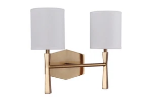 Craftmade 16014SB2 Chatham 2 Light Vanity -Satin Brass - Picture 1 of 1