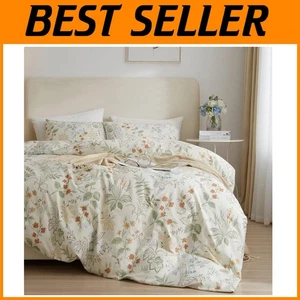 Lightweight Flower Leaves Print Comforter Twin XL - Picture 1 of 9