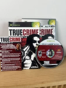 True Crime Streets of LA Platinum Hits - Microsoft Xbox - Cib Complete In Box - Picture 1 of 7