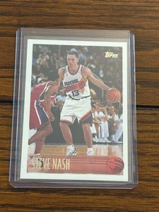 Steve Nash 1996-97 Topps Rookie Rc Card #182 Suns Mavericks - Picture 1 of 2