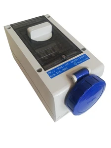 SCAME 555.1683 VERRIEGELTE STECKDOSE 2P+T 16A IP66 200/250V SERIE IEC 309 - Bild 1 von 2