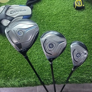 Taylormade Jetspeed Wood Set Driver / 3 Wood / 3 Hybrid Velox Regular Flex L/H - Picture 1 of 16