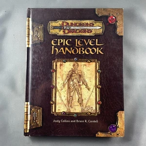 D&D 3E Epic Level Handbook RPG Book Wizards of the Coast 2002 Hardcover  VG/EX - Bild 1 von 7