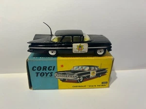 Corgi Toys Chevrolet State Patrol. Boxed, Original, Vintage, Rare, 1960's - Picture 1 of 15