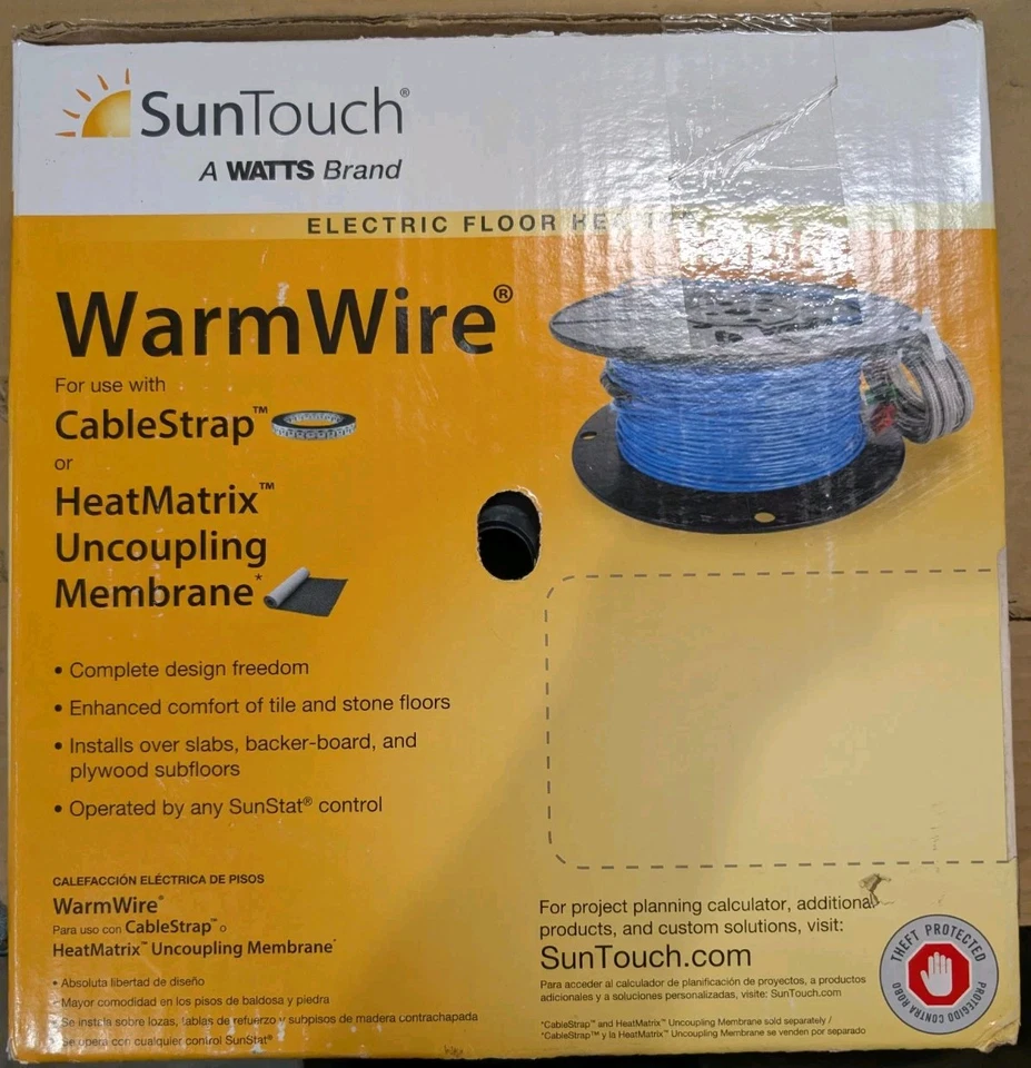 SunTouch Floor Warming WarmWire 70 Sq. Ft. 120-volt Radiant Heating Wire