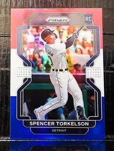 #43 Spencer Torkelson 2022 Panini Prizm Red White & Blue Prizm - Picture 1 of 2
