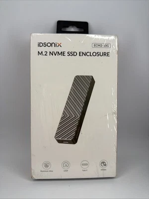 iDsonix M.2 NVMe SSD Enclosure Tool-Less Type-C External Solid State Drive $65 - Image 1 of 3