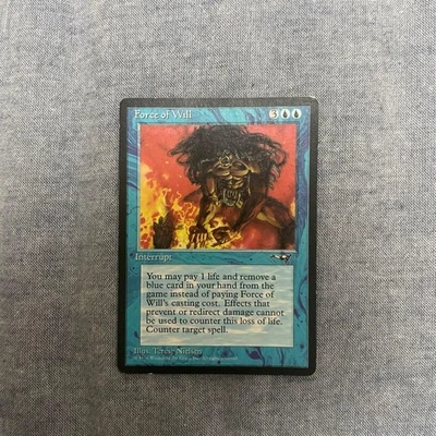 Force of Will MTG First Edition Alliance Non-Foil Used Collectible - Image 1 of 2