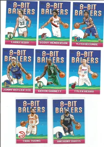 2025-26 TOPPS BASKETBALL 8-BIT BALLERS INSERT LOT OF EIGHT (8)-SEE LIST - Picture 1 of 1