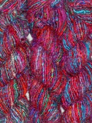 1 Quality Recycled Soft Silk Sari Crochet Knitting Yarn 1000 Grams - 10 Skeins - Image 1 of 3