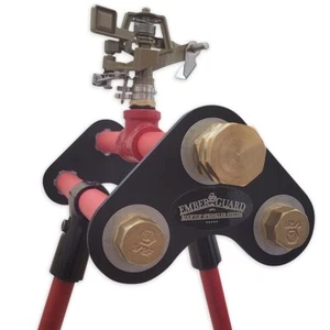 Ember-S-guard™ Roof-top Sprinkler with 3/4 Hose Swivel Brass Adapter Fittings - Picture 1 of 8