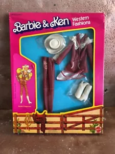 Mattel #3579 Barbie Fashion Western Fashions WESTERN ELEGANCE boots hat & more - Picture 1 of 12