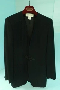 CLASSY JONES NEW YORK WOMENS EVENING JACKET~BLAZER With EMBROIDERY SIZE 4 - Picture 1 of 4