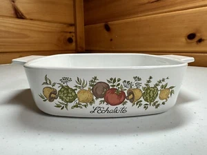 Vtg CorningWare Spice Of Life Casserole Dish, A-1-B L'Echalote 1 Quart, NO LID - Picture 1 of 3