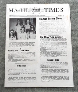 orig. May 2, 1969 Ma-Hi Times STEVE PREFONTAINE 8:41.5 Two-Mile H.S. Record - Picture 1 of 7