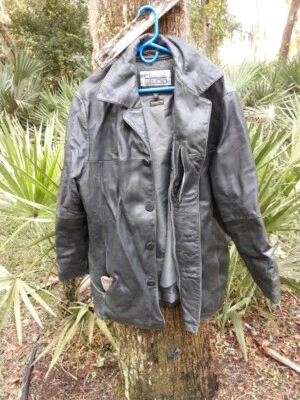 PELLE STUDIO MEN'S LEATHER COAT SIZE L - Изображение 1 из 4