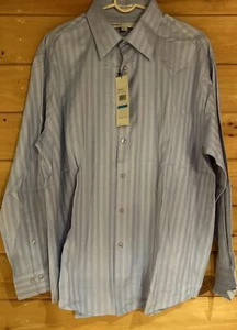 Vintage Perry Ellis Men’s Long Sleeve Shirt 17 1/2 34/35- NWT - Picture 1 of 4