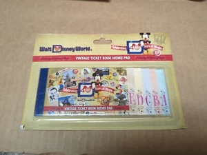 NUEVO Walt Disney World 40 Años de Magia Vintage Libro de Entradas Almohadilla de Memo Nuevo en Paquete LEER - Imagen 1 de 8