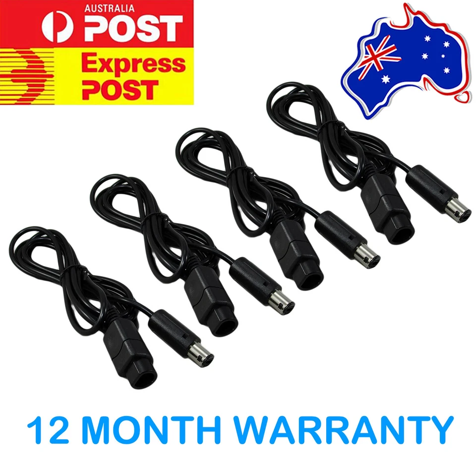 4pc CONTROLLER EXTENSION CABLE - for Nintendo GameCube Controllers / Gamepad - Image 1 of 4