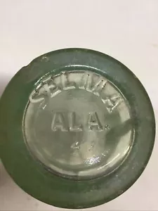 Selma,Ala,COCA-COLA DEC 25, 1923 CHRISTMAS PAT’D SODA BOTTLE-crack On Side - Picture 1 of 5