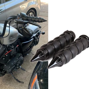 For Harley Sportster XL 1200 Iron 883 Softail 1" Handlebar Hand Grips Motorcycle - Picture 1 of 11