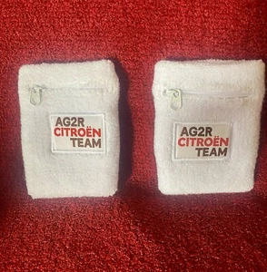 AG2R Citroen Pro Cycling Team sweatbands (pair) TDF Souvenir - Picture 1 of 4