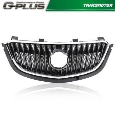 Reemplazo de parrilla superior delantera cromada negra apto para Buick Envision 2015 2016 2017 Foto 1 de 4