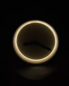 RARE IKEA MODERN STOLPA LIGHT SENSOR CLOCK Henrik Preutz Design, Yellow - Tested - Picture 1 of 9