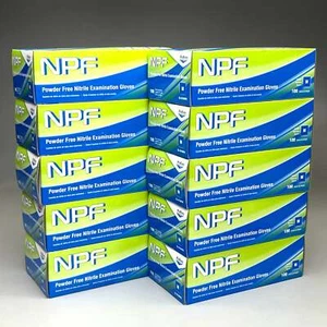 HOSPECO NPF (1,000 PACK) Nitrile Powder Free Exam Gloves Sz M Blue GL-N106FM - Picture 1 of 24