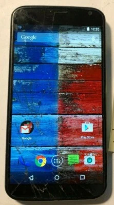 Motorola Moto X XT1058 Light Blue 16GB (AT&T) Fast Shipping Good Glass Cracks - Image 1 of 2