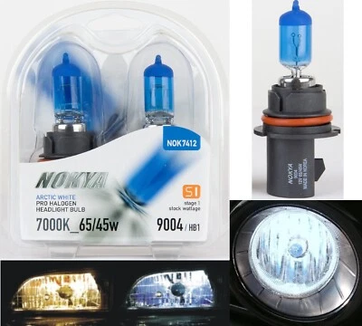 Nokya 7000K White 9004 Nok7412 65/45W Two Bulbs Head Light High Watt Dual Beam - Image 1 of 4