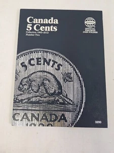 Whitman Canada 5 Cents VOL#2 1965-2012 Coin Folder, Album Book #3200 - Picture 1 of 7